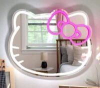 🪞Espejo led  hello kitty 🪞